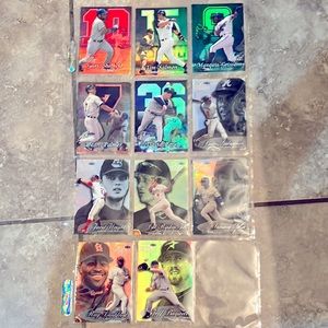 11 1999 Fleer FLAIR SHOWCASE PASSION Baseball Cards